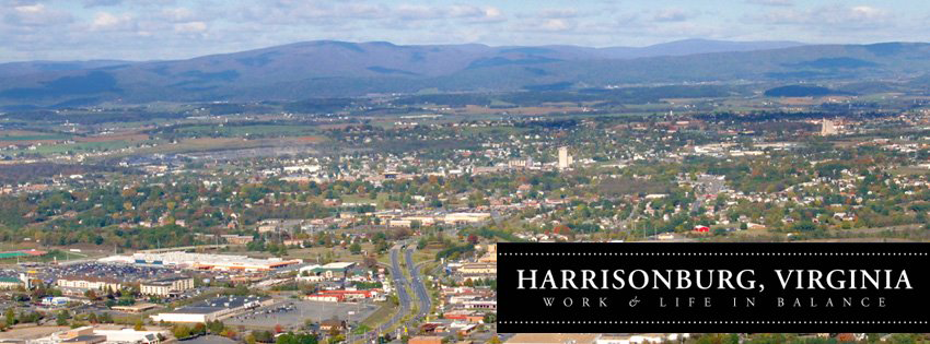 Aerial of Harrisonburg