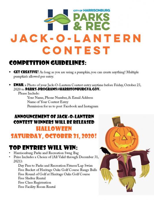 Jack O Lantern Contest Flyer