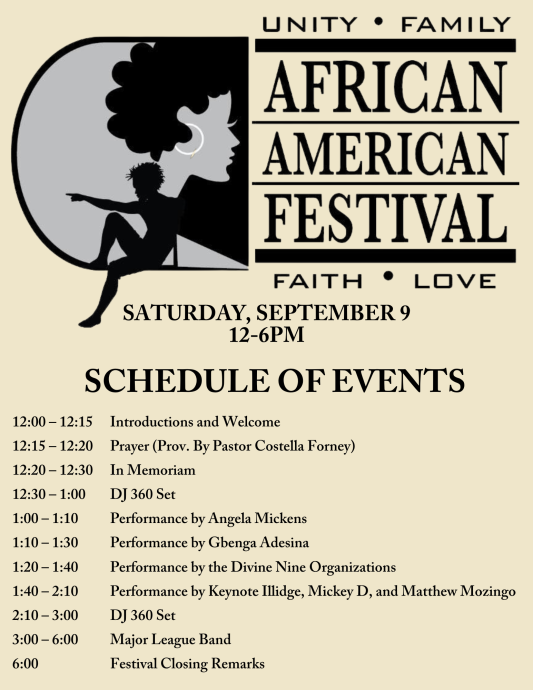 Schedule of Events image