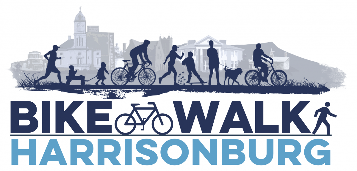 Bike and walk Harrisonburg logo